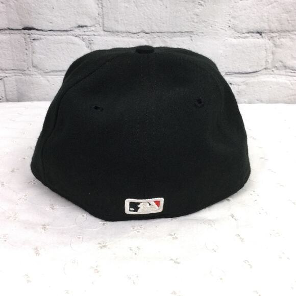 New Era 59Fifty Black Pittsburgh Official on Field Embroidered Logo Fitted Hat 7 - Picture 6 of 14
